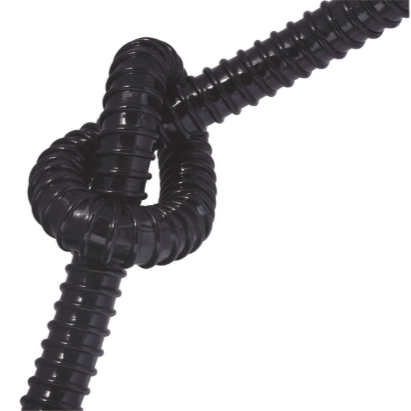 Aquapro 20mm x 3m black anti-kink UV stabilised ribbed tubing for garden water features