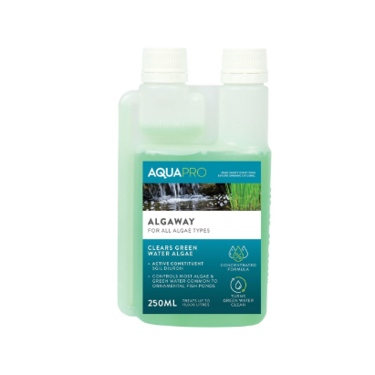 Aquapro 250ml Algaway Pond Treatment | Treats 15000 Litres Aquapro 250ml Algaway Pond Treatment | Treats 15000 Litres