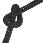 Aquapro 25mm x 3m black anti-kink UV stabilised ribbed tubing for garden water features