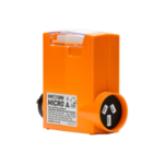 Ampfibian MICRO Orange 15A to 10A Compact Power Adaptor RCD Protected AS/NZS-3190 Certified with Dust Cover Made in Australia