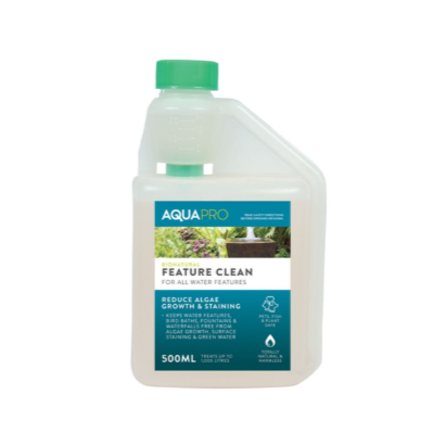 Aquapro 500ml Bionatural Feature Clean | Algae Preventative Water Feature Treatment Aquapro 500ml Bionatural Feature Clean | Algae Preventative Water Feature Treatment