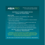 Aquapro 500ml Bionatural Sludge Away Pond Treatment | Treats 12500 Litres - Image 2