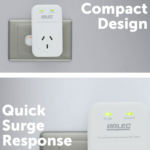 Arlec 1 Outlet Premium Surge Adaptor – 1800 Joules, 6000A Surge Capacity, LED Indicators - Image 3