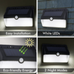 Arlec 200 Lumen LED Solar Sensor Floodlight – 6M Detection Range, 2 Night Modes, IP44 Rated - Image 3