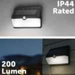 Arlec 200 Lumen LED Solar Sensor Floodlight – 6M Detection Range, 2 Night Modes, IP44 Rated - Image 4