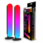 Arlec ALP220 RGB desk lights twin pack with USB sound sync LED lighting