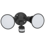 Arlec Twin Head Hardwired LED Floodlight with PIR Sensor | 1900 Lumen Security Light Australia - Image 2