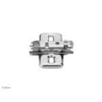 Blum 107° Half Overlay Cabinet Hinge 2 Pack Nickel Plated - Image 2