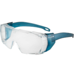 Bollé Swift OTG Safety Glasses SWIOTN10A clear lens PLATINUM Lite anti-fog fits over prescription glasses 33% recycled polycarbonate Australia