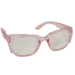 Bollé STKS 410 Pink Safety Glasses STK41U10A clear lens double-sided PLATINUM anti-fog recycled polycarbonate supports BCNA Australia