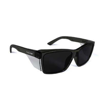 Bollé STKS 420 Safety Glasses STK42N22A smoke lens double-sided PLATINUM anti-fog 65% recycled polycarbonate AS NZS 1337.1 certified Australia