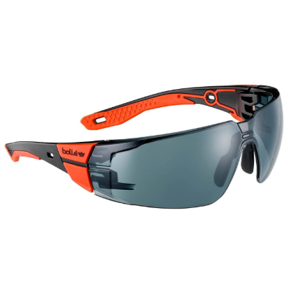 Bollé RUSH+ 2.0 smoke safety glasses with UV protection and anti-fog coating Australia