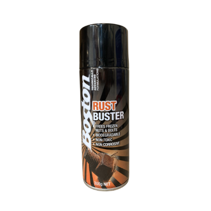 Boston 300g rust buster aerosol penetrating oil for freeing seized bolts and rusted metal parts