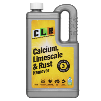 CLR 1L calcium lime and rust remover concentrated cleaning solution bottle