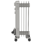 Click 1000W 5 Fin Oil Heater – 3 Power Settings, Adjustable Thermostat, Overheat & Tip-Over Protection - Image 3
