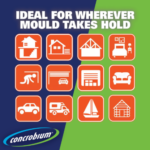 Concrobium Mould Cleaner Aerosol 400g Anti Mould Spray - Image 5