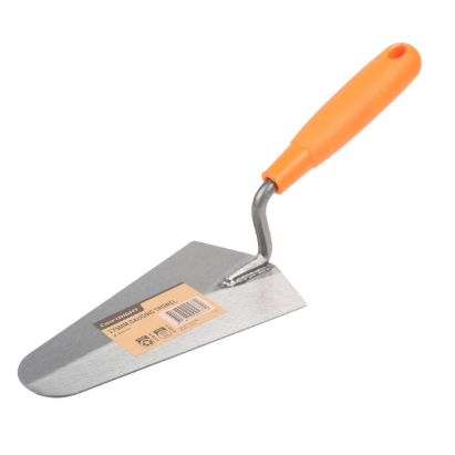 Craftright 175mm gauging trowel with carbon steel blade for masonry work