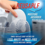 DampRid Reusable Moisture Absorber Drop-In Tab Starter | Eliminates Damp & Musty Odours | Fresh Scent - Image 2