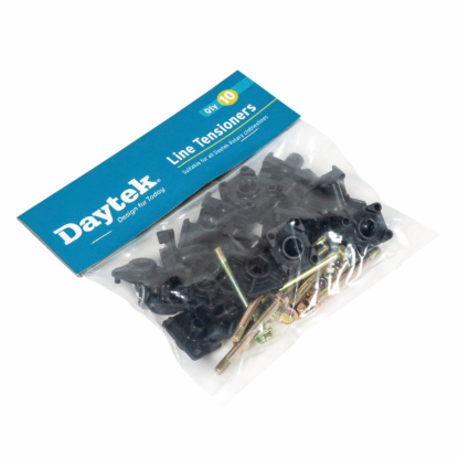 Daytek rotary clothesline line tensioners 10 pack black A02842032