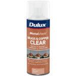 Dulux Metalshield 34970 brass and copper clear spray protecting metal surfaces