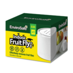 EnviroSafe Indoor Fruit Fly Trap Elegant Ceramic Design with Stainless Steel Lid Non-Toxic Eco-Bait Reusable Dishwasher Safe Kitchen Fruit Fly Trap
