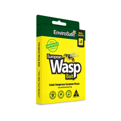 Envirosafe European Wasp Bait Refill 2 Pack Non-Toxic Food Grade Powder Bait for European Wasp Traps Made in Australia