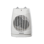 Euromatic 2400W Upright Fan Heater Oscillation 2 Heat Settings Adjustable Thermostat Overheat Tip-Over Protection EUR-FH24MO