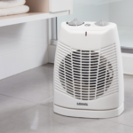 Euromatic 2400W Upright Fan Heater With Oscillation – 2 Heat Settings, Adjustable Thermostat, Overheat & Tip-Over Protection - Image 3