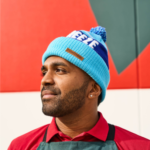 FightMND Big Freeze 12 Beanie BF12 | Blue Acrylic Knit | Australia - Image 3