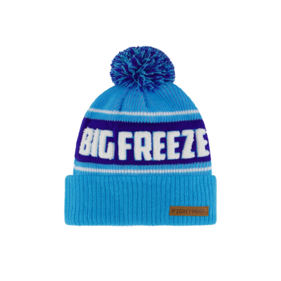 FightMND Big Freeze 12 Beanie BF12 blue acrylic knit sherpa embossed insignia one size fits most Australia