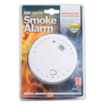 Fire Sentry photoelectric smoke alarm with 9V battery and test button for Australian homes