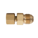 Brass gas fitting adaptor 3/8 SAE to 1/4 BSP female for BBQ and camping gas systems