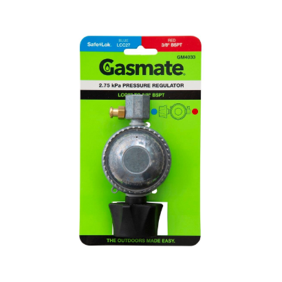 Gasmate 2.75kPa LCC27 gas regulator camping BBQ pressure regulator GM4033