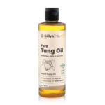 Gilly’s 250ml pure tung oil natural timber finish food safe Australia