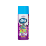 Glitz 400g Pink Bathroom and Shower Foam Cleaner Aerosol Can Antibacterial Wide Foaming Spray Lemon Scent for Shower Doors Tiles and Chrome