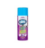 Glitz 400g Pink Bathroom and Shower Foam Cleaner Aerosol Can Antibacterial Wide Foaming Spray Lemon Scent for Shower Doors Tiles and Chrome