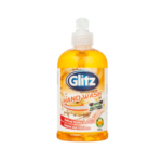 Glitz 500ml Clear PET Antibacterial Hand Wash Enriched with Orange Oil Gentle on Skin for Home and Office Use