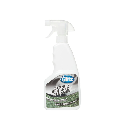 Glitz 750ml Stone and Benchtop Cleaner HDPE Bottle Non-Acidic Non-Abrasive Cleaner for Granite Marble and Reconstituted Stone Surfaces
