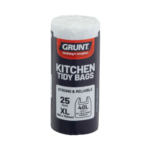 Grunt GRGB0418 40L kitchen tidy bags 25 pack durable HDPE bin liners