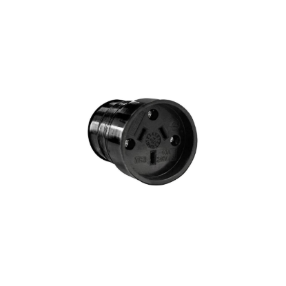 HPM 10A black rewirable rubber socket YR2 heavy duty 3 pin female connector for machinery Australia