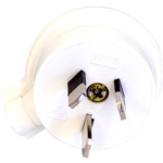 HPM 15A white 3 pin plug top CD106/3WE heavy duty electrical plug low profile Australia standard