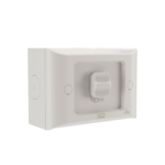 HPM Aqua 1 gang 16A weatherproof switch IP66 misty grey surface mount outdoor electrical switch