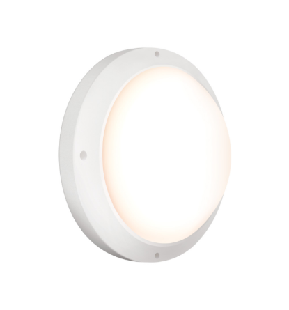 HPM Oroya 16W LED bunker light 1530lm IP65 white wall ceiling outdoor lighting Australia