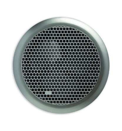 HPM 250mm round ceiling exhaust fan 400m3h matt silver bathroom kitchen ventilation Australia