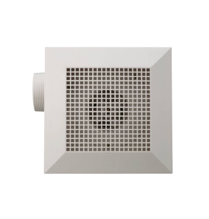 HPM 34W square ceiling exhaust fan R621D1 white grille with ducting and draft stopper Australia