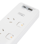 HPM 4 Outlet Surge Powerboard USB-A USB-C 525J Australia - Image 4
