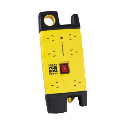HPM 6 outlet surge protected powerboard 3.1m lead workshop power strip Australia