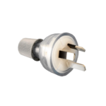 HPM 10A clear plug top CD100LCL rear entry electrical plug with cord lock PVC Australia standard