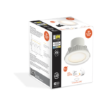HPM 90mm LED Downlight Tri-Colour Flicker Free 7W White Australia - Image 4