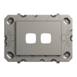 HPM Arteor 2 gang grid only wall switch magnesium modular switch frame indoor electrical system Australia